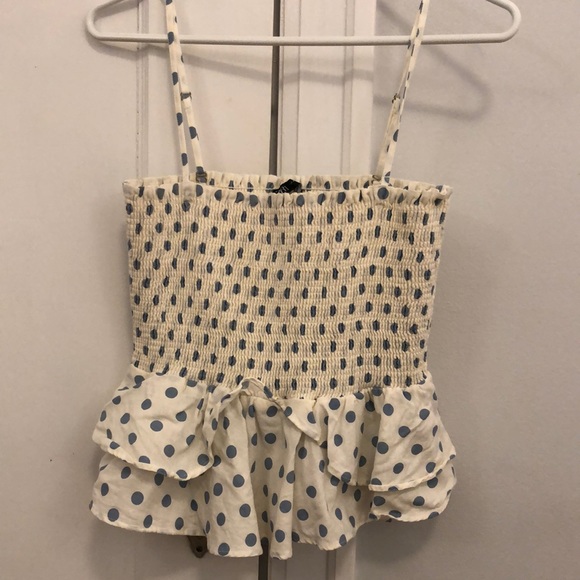 Zara Ruffled peplum with removable straps - Picture 1 of 3